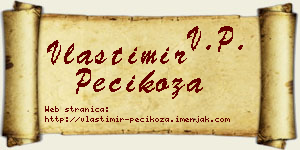 Vlastimir Pecikoza vizit kartica